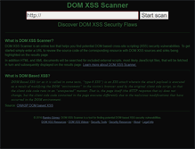 Tablet Screenshot of domxssscanner.com
